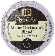 Peet's Major Dickason's Blend for Keurig K-Cup Brewers, Deep Roast 60 count.