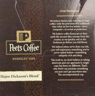Peet's Major Dickason's Blend for Keurig K-Cup Brewers, Deep Roast 60 count. N4