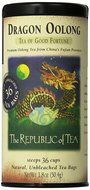 The Republic Of Tea, Milk Oolong Tea, 36 Tea Bag Tin N13