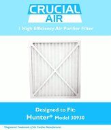 1 Hunter 30930 Air Purifier Filter; Fits Hunter Models: 30200, 30201, 30205, 30250, 30253, 30255, 30256, 30350...
