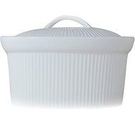Bianco Oval 8-inch Covered Casserole Dish