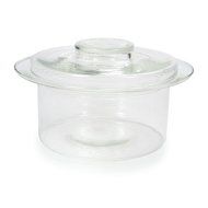 0.5-Qt. Glass Round Souffle Dish Size: 4.13" H x 8.25" W x 8.25" D