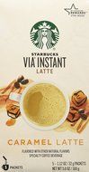 Starbucks Via Caramel Latte 5 Packets (Pack of 1)