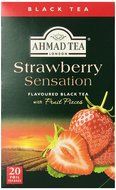Ahmad Tea Strawberry Sensation Black Tea, 20-Count Boxes (Pack of 6)