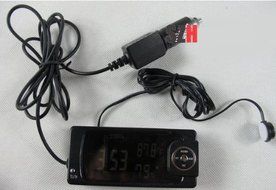Innovic F17 Multifunctional 5 in 1 Car Thermometer, Hygrometer, Clock, Calendar and Weather N4