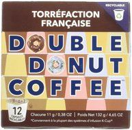 Double Donut Coffee Single Serve Cups for Keurig K Cup Brewer Variety Pack, 60 Count N4