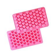 Witkey 55 Cavity Loving Heart Shape Silicone Decorating Craft Mold for Cake Cupcake Fondant Chocolate Jello Candy...