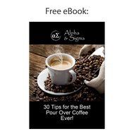 Pour Over Gooseneck Kettle by Alpha &amp; Sigma [Includes Free eBook] - Perfect Drip Coffee Kettle for Pour Over Coffee... N7