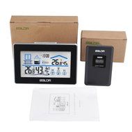 BALDR LCD Touch Screen Weather Station, Displays Temperature and Humidity, Outdoor Sensor Included N5