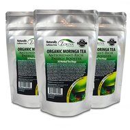 Moringa Tea Organic 3-Pack 90 Bags 100% Pure, All-natural, Antioxidant-rich Energy Booster