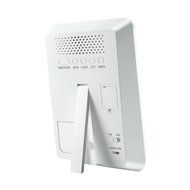 Weather Station Alarm Clock, WEKSI LCD Screen Digital Weather Forecast Station Wireless Sensors Desk Clock with... N3
