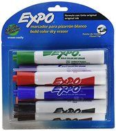 Expo Original Chisel Tip Dry Erase Markers, 8 Colored Markers (83078) by Expo