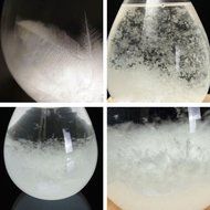 Storm Glass - TOOGOO(R)Weather Forecast Crystal Tempo Drops Water Shape Storm Glass Home Decor 9.8*20cm N3