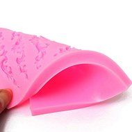"Silicone Sculpted Flower Lace Mould Candy Jello 3D Cake Mold" shopping N4