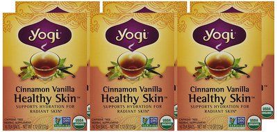 Yogi Tea Healthy Skin Cinnamon Vanilla Organic Tea, 6 Count N2