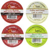 48 Capsules - Variety Pack Single Serve Keurig Compatible Pod (12 Breakfast / 24 Dark Roast / 12 Latte (Cream...