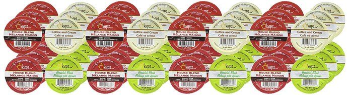 48 Capsules - Variety Pack Single Serve Keurig Compatible Pod (12 Breakfast / 24 Dark Roast / 12 Latte (Cream... N2