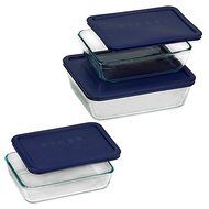 6-Piece Rectangular Bakeware Set Made of durable glass