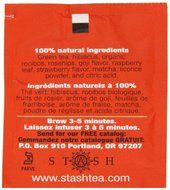 Stash Tea Ginger Peach Green Tea, 10 Count Tea Bags in Foil (Pack of 12) N45