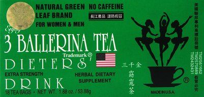 3 Ballerina Tea - Dieters Tea - 18 bags
