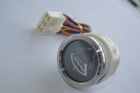 Amarine-made Rudder Angle Indicator Gauge Dc 12v/24v 52mm Stainless Steel for Car Boat N8