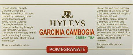 HYLEYS Tea Garcinia Cambogia Wellness Tea, Pomegranate, 1.32 Ounce N2