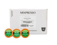 50 Caramel Vanilla Cream K Cups - For All Keurig Machines - by Mixpresso Coffee N4