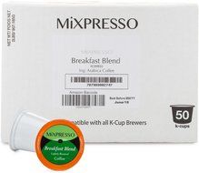 50 Caramel Vanilla Cream K Cups - For All Keurig Machines - by Mixpresso Coffee N6