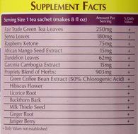 Zhena's Gypsy Tea Extra Strength Slim Me Green Tea, Superfruit Mixed Berry, 30 Count N3