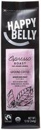 Happy Belly Espresso Roast Organic Fairtrade Coffee, Medium Dark Roast, Ground, 12 ounce