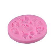 Chic Baby Shower Silicone Fondant Cake Chocolate Baking Sugarcraft Decor Mould