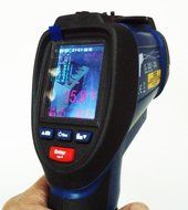 Ruby Electronics DT-9862 Professional 50:1 IR Dual Laser Video Thermometer up to 3992 deg F 2200 deg C, Type K... N3