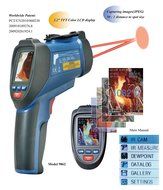 Ruby Electronics DT-9862 Professional 50:1 IR Dual Laser Video Thermometer up to 3992 deg F 2200 deg C, Type K... N7