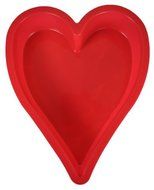 Heart Silicone Cake Mold Pan (11 1/2" x 9 1/2" x 2 1/2" deep)