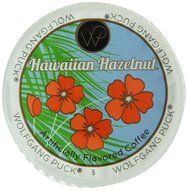 Wolfgang Puck Hawaiian Hazelnut Flavored Coffee Single Serve Cups for Keurig, 24 Count