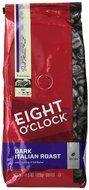 Eight O'Clock Coffee - Dark Italian Roast Whole Bean 11.5oz Bag (Pack of 3)