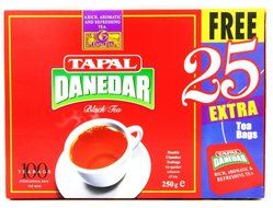 Tapal Danedar Tea Bags : Special Pack : 125 TEA Bags (100 TEA Bags+ 25 Extra TEA Bags) 250 G