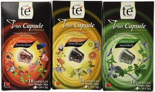 30 Nespresso Compatible Pods - Origen Tea Variety Pack: Black Citrus Tea, Marrakech Green Tea, Forest Fruit Tea...
