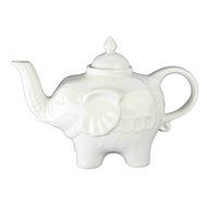 Bia Cordon Bleu Inc 28 Oz White Porcelain Elephant Tea Pot