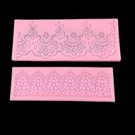 yueton Pack of 2 Lace Flower Silicone Mold Mould Cake Decoration Tool for Fondant Cake Cupcake N3