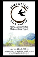 Simpatico Low Acid Coffee - Decaf - Medium Roast - Ground (2 pound bag) N2