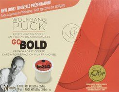 Wolfgang Puck Coffee Single Serve Cups, Go Bold French Roast, 24 Count N5