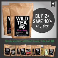 Organic Berry Loose Leaf Tea, Wild Tea #6, Herbal Tea With Hibiscus, Elderberry, Currant and Cranberry (4 ounce) N3