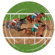 Beistle Horse Racing Plates, 9-Inch, Multicolor N2