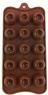 NY Cake Diamond Bon Bon Silicone Chocolate Mold, 15 Cavities N2