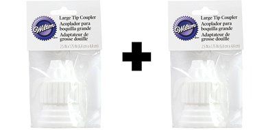Large Cake Decorating Tip 6-couplers N2