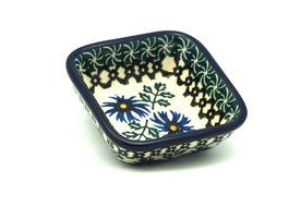 Polish Pottery Dish - Food Prep - Blue Chicory