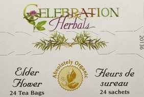 Elder Flower Tea - Certified Organic - 24 teabags N5
