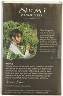 Numi Organic Tea Emperor's Pu-erh, Full Leaf Black Pu-erh Tea, 16-Count non-GMO Tea Bags (Pack of 2) N2