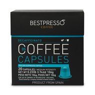 20 Bestpresso Nespresso Compatible Gourmet Coffee Capsules - Nespresso Pods Alternative: Espresso Blend Natural... N12